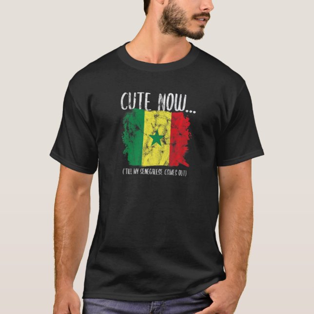 Camiseta Senegal: África Occidental Orgullosa ahora Unti (Anverso)