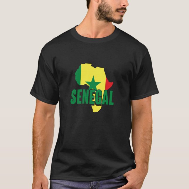 Camiseta Senegal African Pride and Heritage  2 (Anverso)