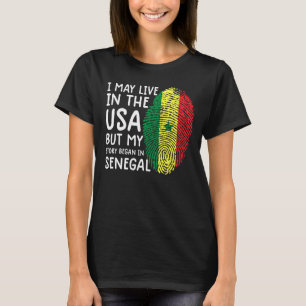 camiseta senegal camisa de bandera norteamericana