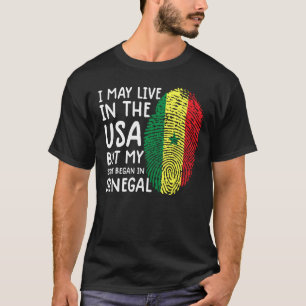camiseta senegal camisa de bandera norteamericana 