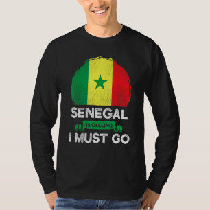 Camiseta Senegal: Debo irme a la herencia - Raíces Orgullo