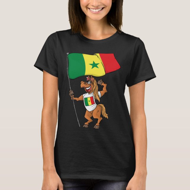Camiseta Senegal Fan Horse (Anverso)
