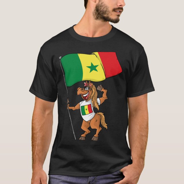 Camiseta Senegal Fan Horse (Anverso)