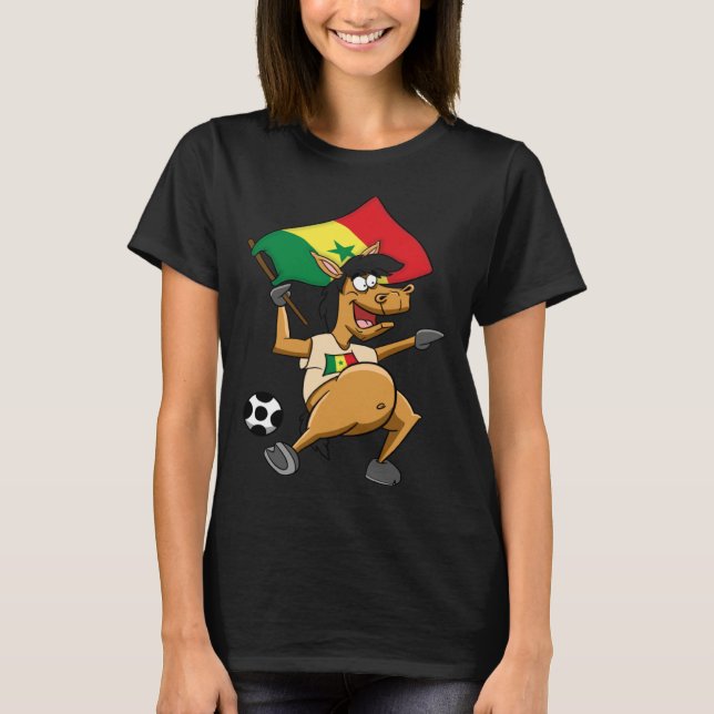 Camiseta Senegal Horse Fan (Anverso)