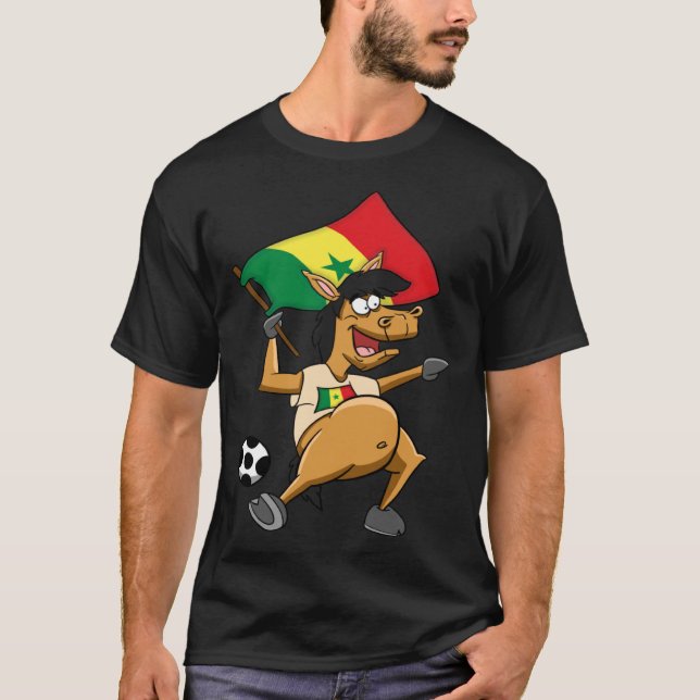 Camiseta Senegal Horse Fan (Anverso)