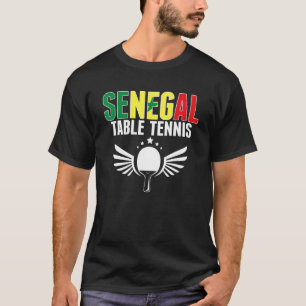Camiseta Senegal: Mesa de ping pong Senegalés