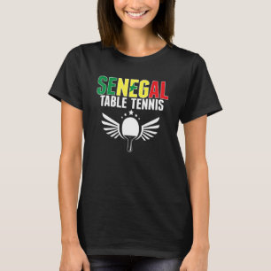 Camiseta Senegal: Mesa de ping pong Senegalés