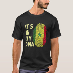 Camiseta Senegal: Mi Adn El Equipo Senegalés De Bandera