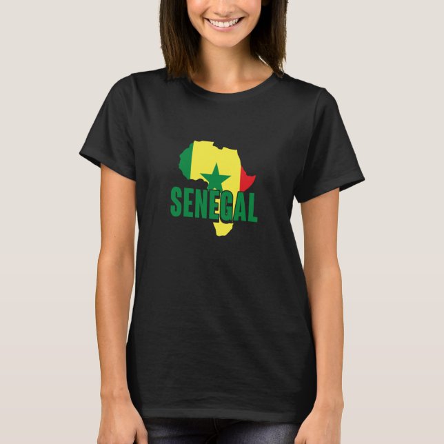 Camiseta Senegal Orgullo y Patrimonio Africano  2 (Anverso)