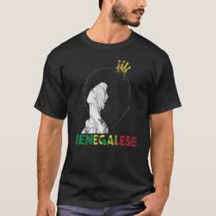 Camiseta Senegal: Orgullosa Princesa Quee del África Occide