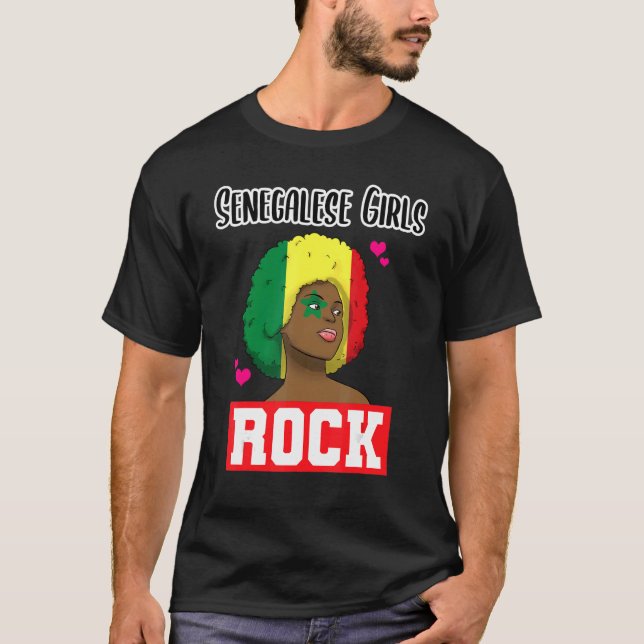 Camiseta Senegal: Orgullosa Princesa Quee del África Occide (Anverso)