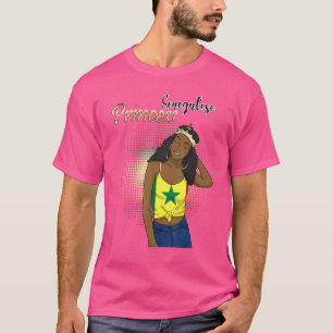 Camiseta Senegal: Orgullosa Princesa Quee del África Occide