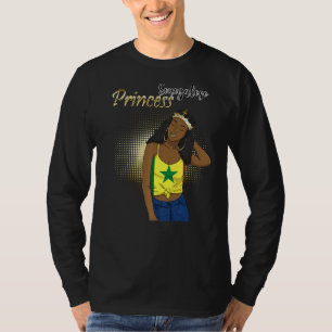 Camiseta Senegal: Orgullosa Princesa Quee del África Occide