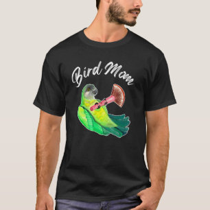 Camiseta Senegal Parrot Bird Mom Watercolor