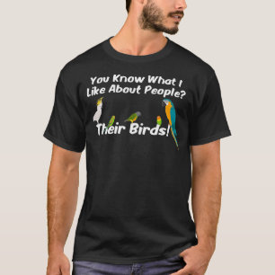 Camiseta Senegal Parrot Conure Budgie Cockatoo Lovebird