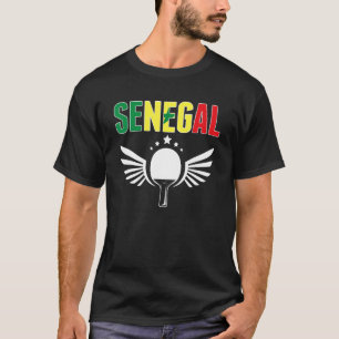 Camiseta Senegal Ping Pong apoya al tenis de mesa senegalés