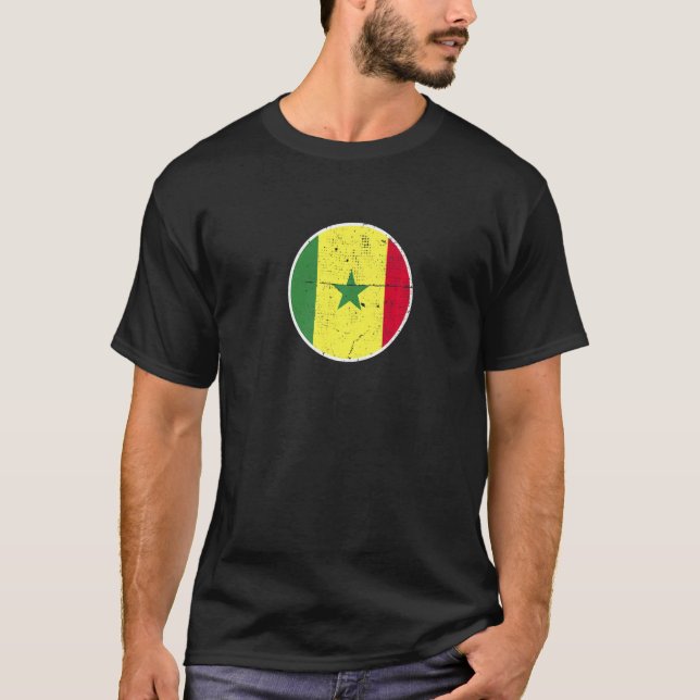 Camiseta Senegal Proud Senegalese Flag   (Anverso)
