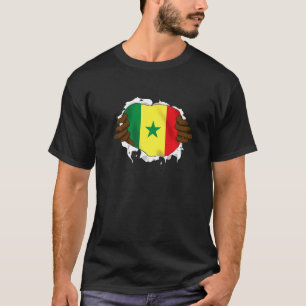 Camiseta Senegal Senegalés África Occidental Orgulloso amor