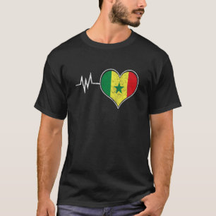 Camiseta Senegal Senegalés África Occidental Orgulloso amor