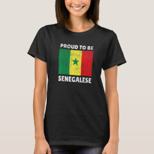 Camiseta Senegal Senegalés África Occidental Orgulloso amor