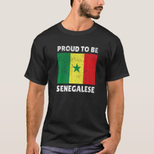 Camiseta Senegal Senegalés África Occidental Orgulloso amor