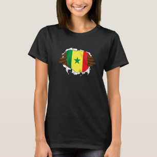 Camiseta Senegal Senegalés África Occidental Orgulloso amor