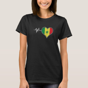 Camiseta Senegal Senegalés África Occidental Orgulloso amor