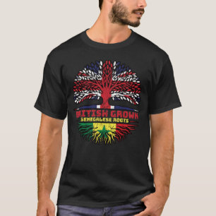 Camiseta Senegal Senegalés Reino Unido Árbol británico