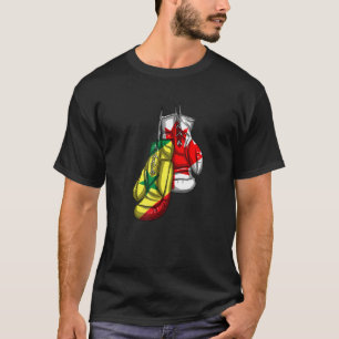 Camiseta Senegal Senegalesa Canadá Bandera Canadiense Mezcl