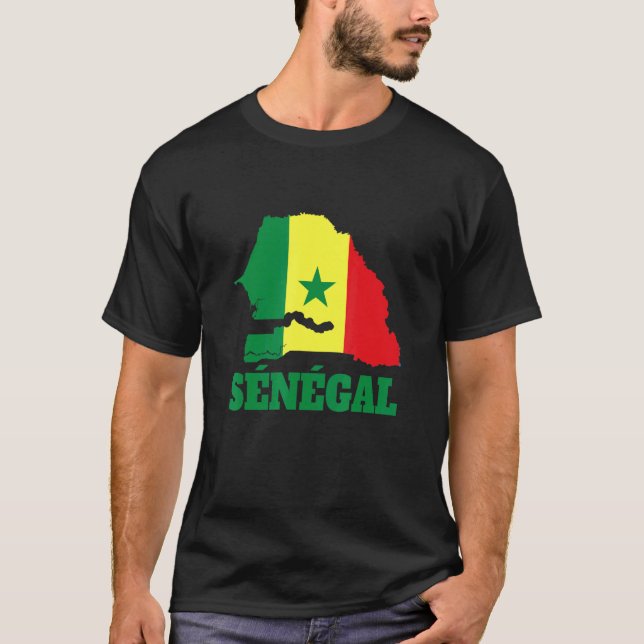 Camiseta Senegal soccer & football fan 2022 Flag of Senegal (Anverso)