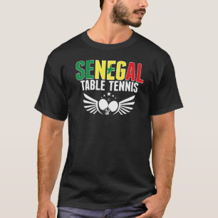 Camiseta Senegal: Tenis de mesa apoya al senegalés Ping Pon