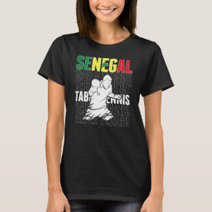 Camiseta Senegal: Tenis de mesa apoya al senegalés Ping Pon