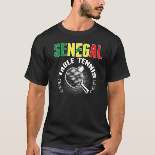 Camiseta Senegal: Tenis de mesa apoya al senegalés Ping Pon