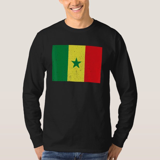 Camiseta Senegalese Senegal Flag Pride Senegalese Flag (Anverso)