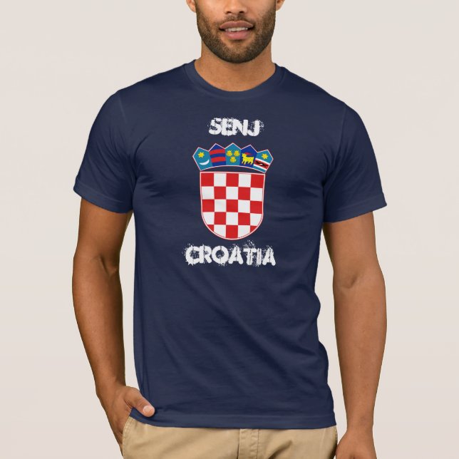 Camiseta Senge, Croacia con escudo de armas (Anverso)