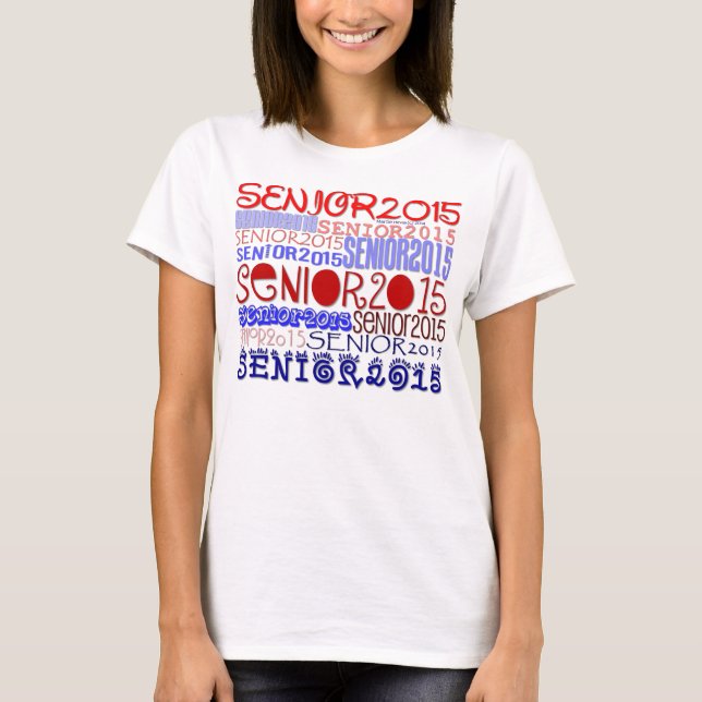 Camiseta Senior 2015 (Personalize) (Anverso)