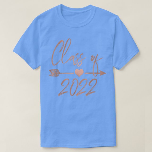 Camiseta Senior 2022 Class of 22 Cute Graduation For Girls  (Diseño del anverso)