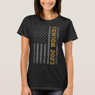 Camiseta Senior 2023 American Flag USA Graduation Class of