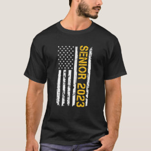 Camiseta Senior 2023 American Flag USA Graduation Class of