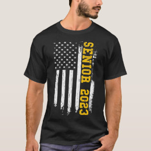 Camiseta Senior 2023 American Flag USA Graduation Class of