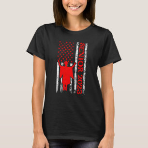 Camiseta Senior 2023 American Flag USA Graduation Class of