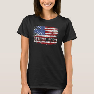 Camiseta Senior 2023 Bandera Estadounidense Patriótica Amér