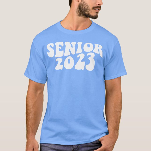 Camiseta Senior 2023 Class Of 2023 Backo School 2023 Or fri (Anverso)