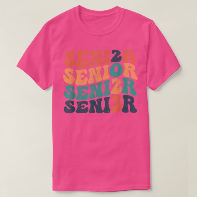 Camiseta Senior 2023 Graduation My Last First Day Of Class  (Diseño del anverso)