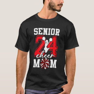 Camiseta Senior 2024 Cheer Mom Orgullosa Mamá De Clase 2024