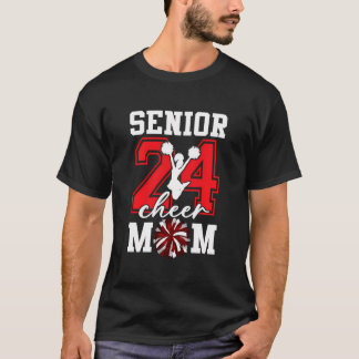 Camiseta Senior 2024 Cheer Mom Orgullosa Mamá De Clase 2024