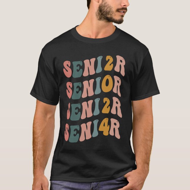 Camiseta Senior 2024 Retro Class of 2024 Seniors Graduation (Anverso)