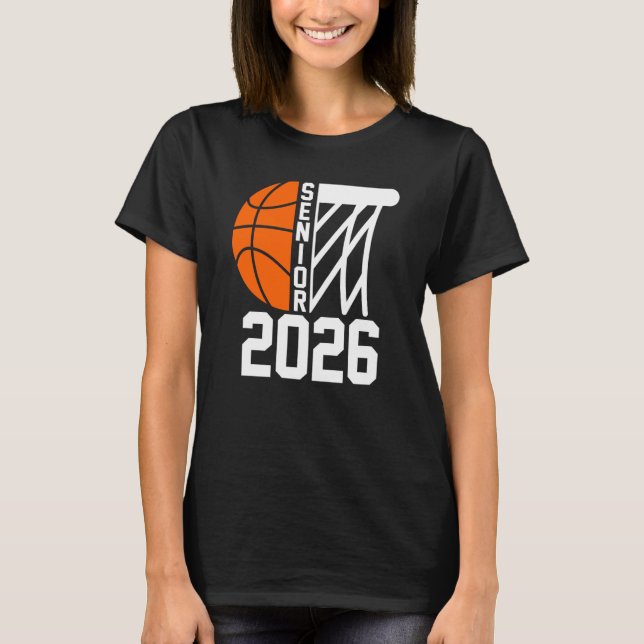 Camiseta Senior 2026 Class of 2026 Graduation Basketball Pl (Anverso)
