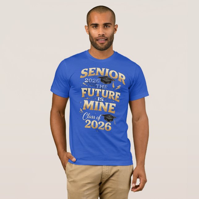 Camiseta Senior 2026 – El Futuro es Mío (Anverso completo)