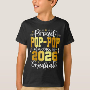 Camiseta Senior 2026 orgulloso pop-pop de la clase de 2026